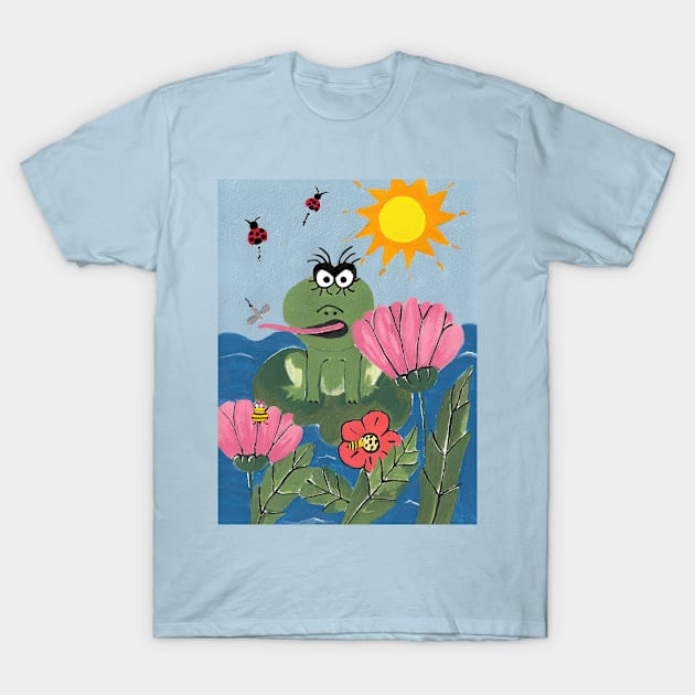 THE Frog And The Fly Painting T-Shirt by SartorisArt1